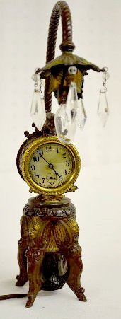 Waterbury Novelty Bear Lamp Clock