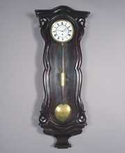 Hanns Geiel, Wien Serpentine Case Single Weight Vienna Regulator Clock