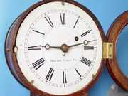 Boston Clock Co Rare Banjo Wall Clock