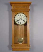 Large Waterbury “54” Regulator Wall Clock