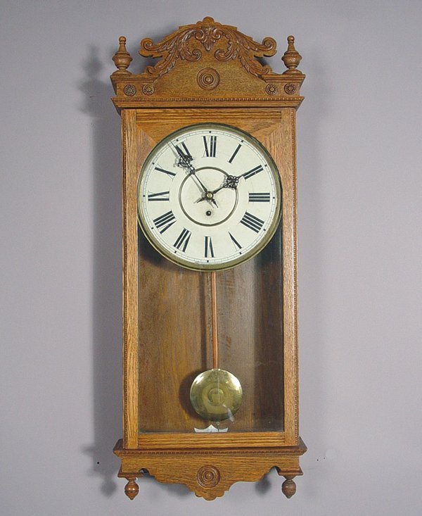 Waterbury Fostoria Antique Wall Clock