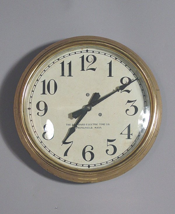 Std. Electric Antique Bronze Gallery Wall Clock