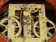 D. S. Crosby Burl Mahogany Beehive Clock