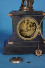 Japy Freres Marble & Bonze Clock