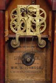 Chauncey Boardman Mahogany Steeple Clock