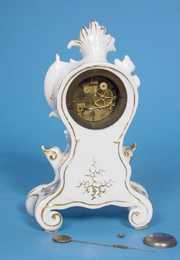 A.D. Hunziker Old Paris Porcelain Clock