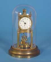 Gustav Becker Disk Pendulum Anniversary Clock