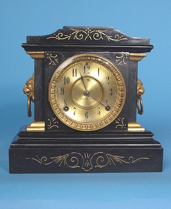 Ansonia Antique Iron Mantle Clock