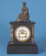 Ansonia “El Au Dran” Marble Mantle Clock