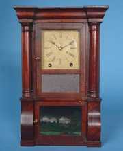 Daniel Pratt & Son Miniature Empire Shelf Clock