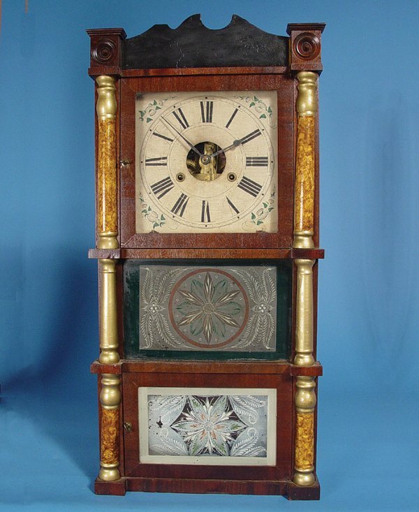 Birge & Fuller Triple Decker Clock