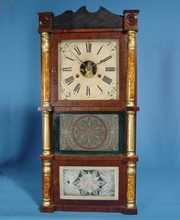 Birge & Fuller Triple Decker Clock