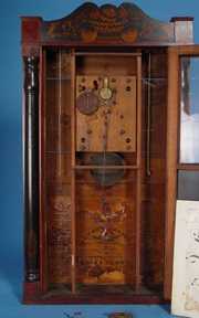 Henry Terry Stencil Case Shelf Clock