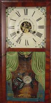 Chauncey Jerome New Haven Rosewood Ogee Clock