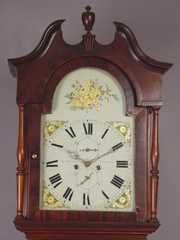 Preston Mahogany Arch Top Tall Case Clock