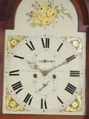 Preston Mahogany Arch Top Tall Case Clock