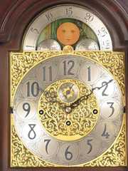 Herchede Cincinnati Mahogany Westminster Tube Chime Hall Clock
