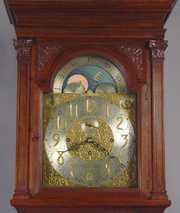 Tiffany & Co. NY Carved Mahogany Triple Chime Hall Clock