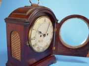Mahogany Fusee Bracket Clock