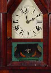 Manross Antique Fusee Steeple Clock
