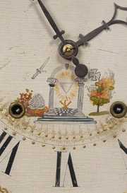 Silas Hoadley Pillar & Scroll  Shelf Clock