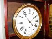 French Large Mahogany Pinwheel Jeweler’s Regulator Clock