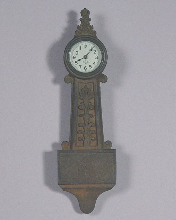 Miniature Cast Iron Banjo Clock