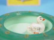 German Jahresuhren-Fabrik Animated Novelty Floating Duck Clock
