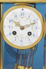 Shreve, Crump & Low Boston Gilt Crystal Regulator Clock