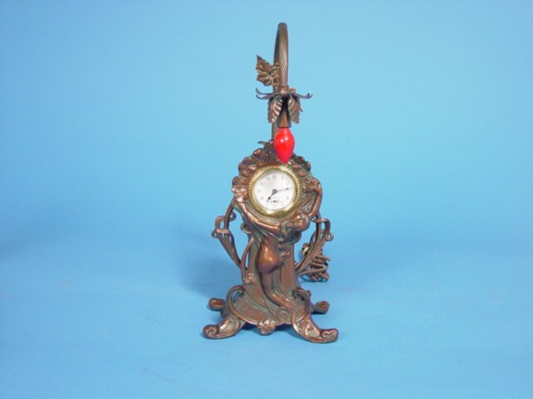 Waterbury Vintage Table Lamp Clock