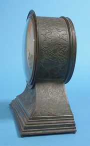 French Vincenti & Co. Rare Art Nouveau Bronze Mantle Clock