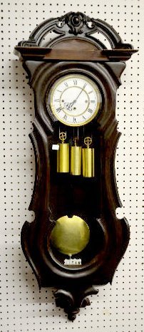 3 Weight Serpentine Vienna Regulator Clock