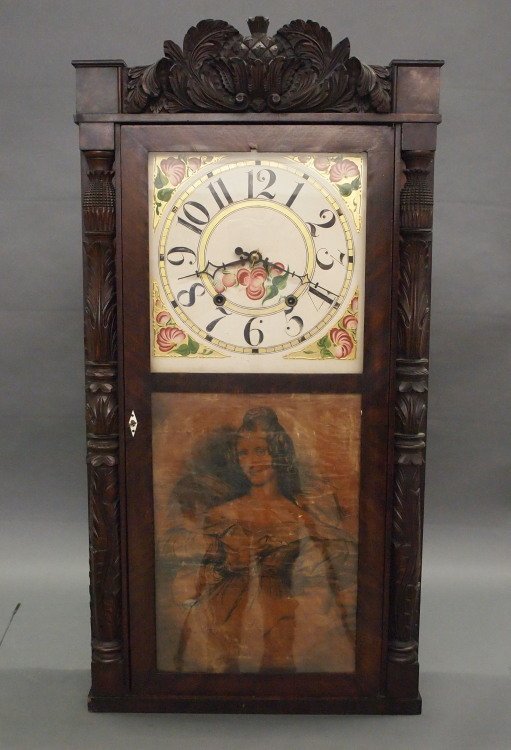 Seymour, Williams & Porter column shelf clock