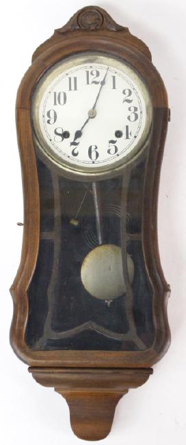 Late 19th to Early 20th century ‘Julian’ wall clock by New Haven Clock Co