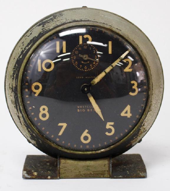 Vintage ‘Big Ben’ Deco style wind-up alarm clock by Westclox