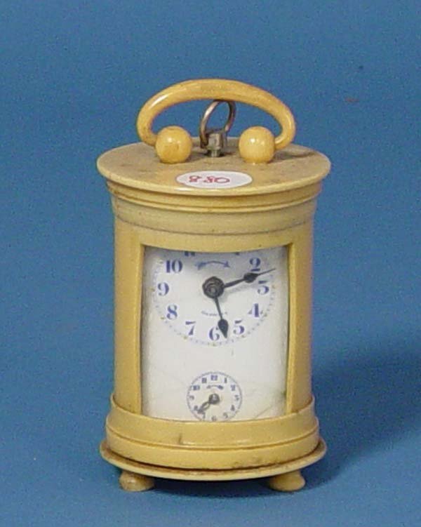 Unusual Round Carriage Clock