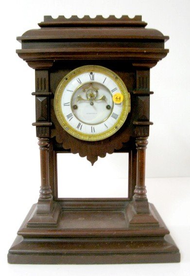 Welch “Khedive” Mahogany Mantle Clock