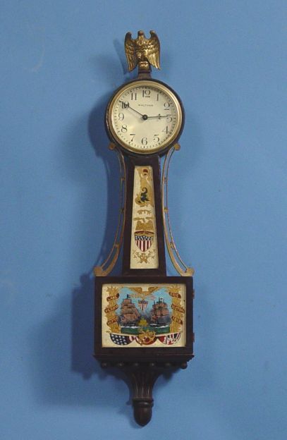 Miniature Waltham Banjo Wall Clock