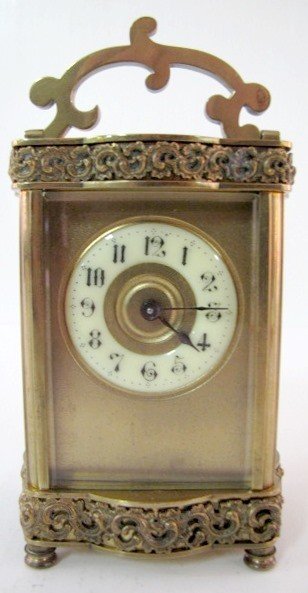 Ornate 8 Day French Carriage Clock
