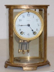 Seth Thomas Oval Crystal Regulator Clock