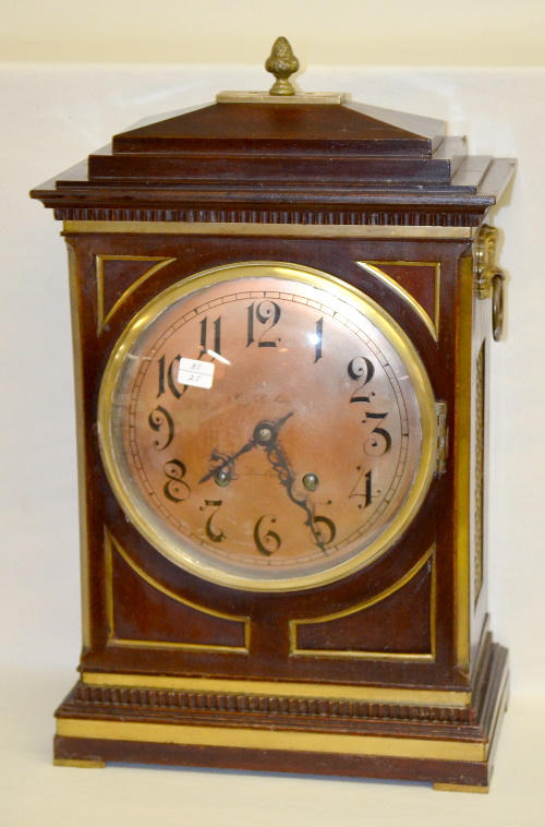 Antique Winterhalder & Hofmeier German Bracket Clock
