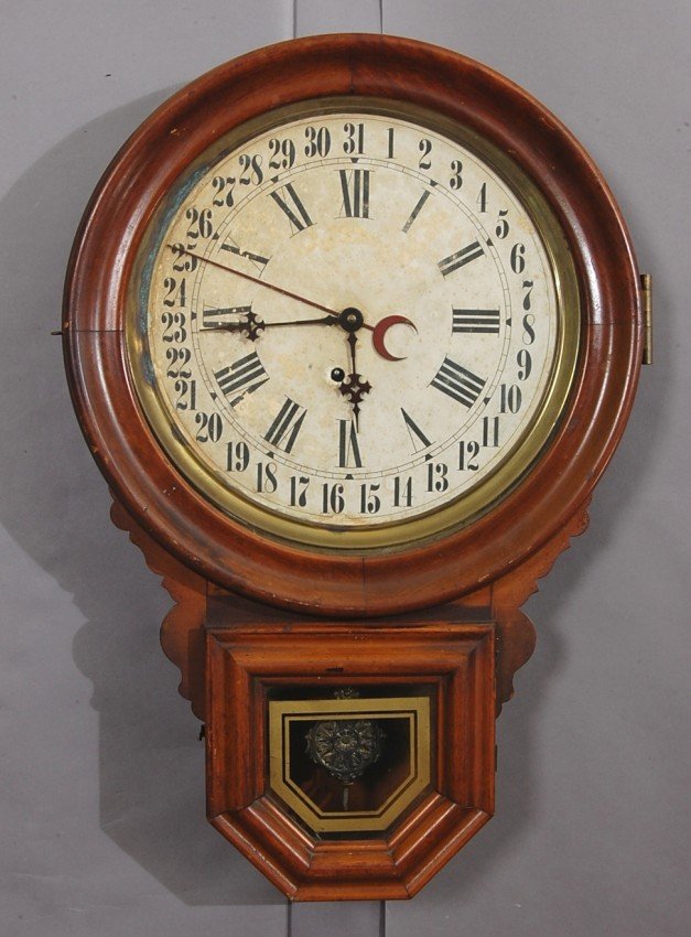 E. Ingraham School House Wall Clock