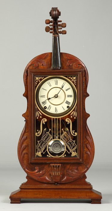 Fine and Rare Seth Thomas Violin Clock