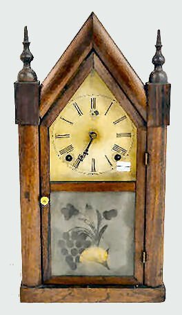 J.C. Brown Sharp Gothic Shelf Clock