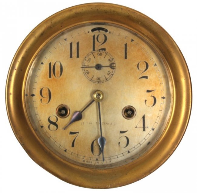 Seth Thomas Ships Bell Clock – Merrimac