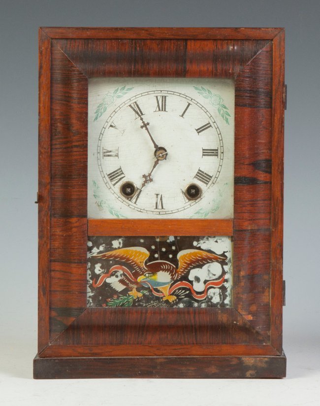 Waterbury Miniature Obverse Ogee Cottage Clock