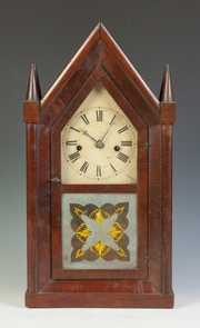 Sperry & Shaw Four Finial Steeple Clock