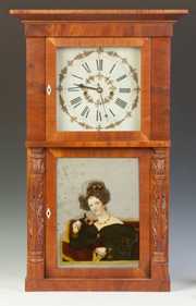 Marshall & Adams, Seneca Falls, NY,  Shelf Clock
