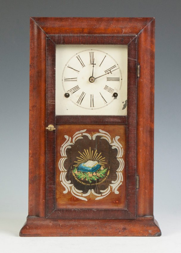 Smith & Goodrich Miniature Reverse Ogee Shelf Clock