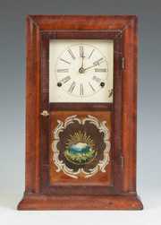 Smith & Goodrich Miniature Reverse Ogee Shelf Clock